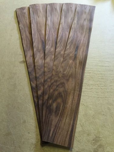 Wood Veneer Rosewood 5x36 14Pcs Total Raw Veneer  &#034;EXOTIC&#034; RW3 6-16-16