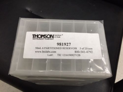 Thomson 50ml 6 partitioned reservoir  25 reservoirs for sale