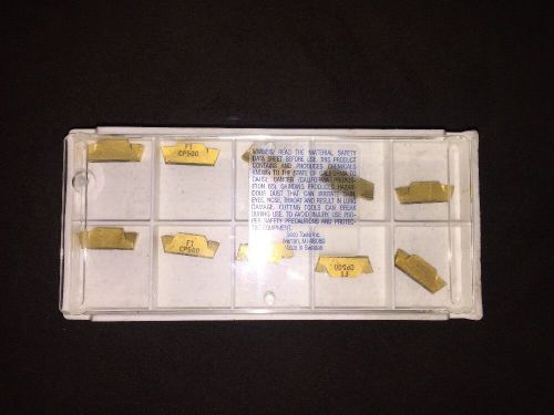 **FREE SHIPPING**SECO  CARBIDE  INSERTS (10pc. Box) LCMF 160302-0300-FT  CP500