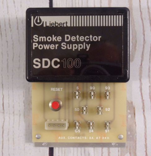 Liebert 3a at 24v smoke detector power supply sdc100 for sale