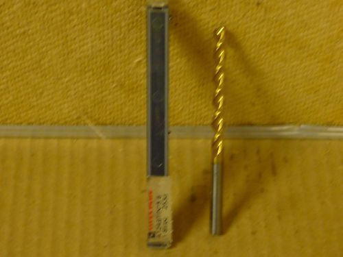 Jobbers length  drill parabolic flute 5.6mm (#2) (.2205) diam tin titex $6.50 for sale
