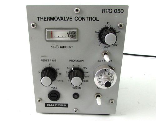 Balzers ThermoValve Control Model RVG 050, 50-60VA, 220 V