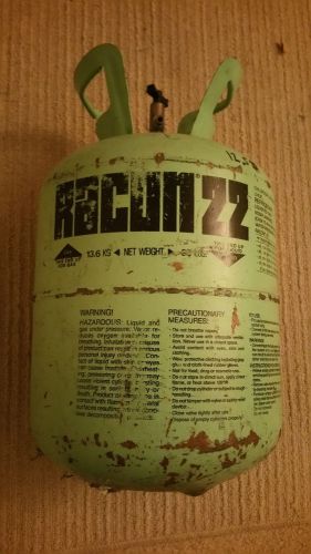 R22 RACON Refrigerant, 12.5 lb gross weight, 30 lb tank or pressurized cylinder