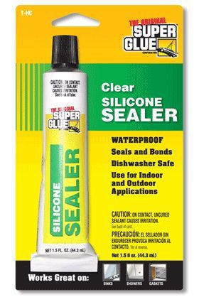 Sealant,silicone 1.5oz clear for sale