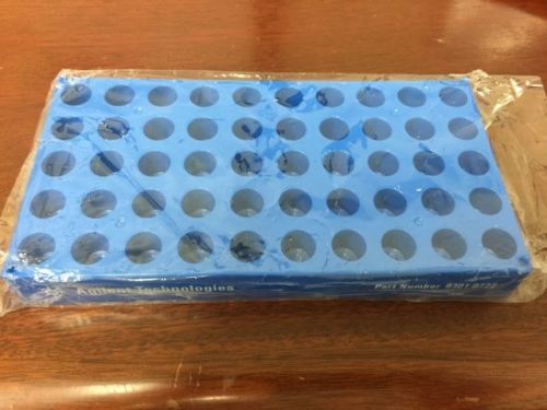 Agilent 50-Well Blue Plastic Rack for 12mm Crimp Top Micro Vials, 9301-0722