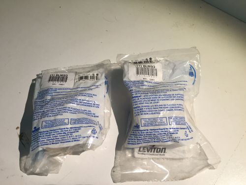 NEW LOT OF (2) LEVITON LAMP HOLDERS 6LM93 NEW IN LEVITON BAGS