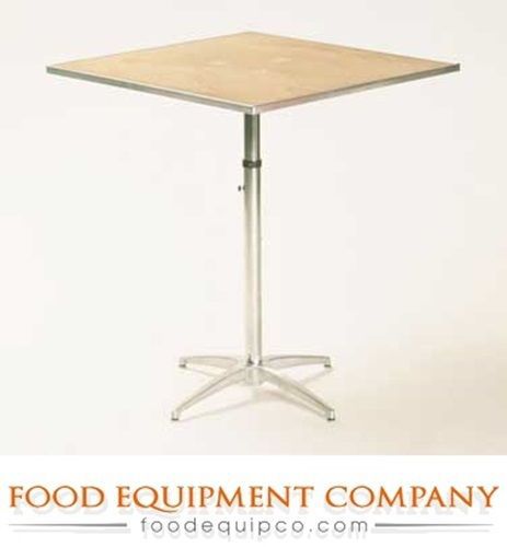 Maywood MP30SQPEDADJ Standard Pedestal Table 30&#034; long