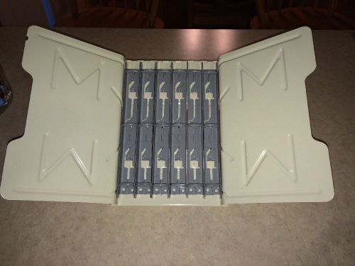 Master products catalog display rack with 6 slot rack ring section &amp; 6 rings for sale