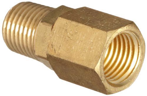 Dixon d344r brass air hose fitting, in-line swivel, 1/4&#034; npt male x 1/4&#034; npt . for sale