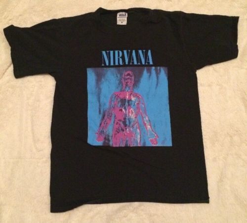 Men&#039;s Nirvana Sliver T Shirt Kyle S-3XL Gothic Punk Rock Rave Kurt Cobain