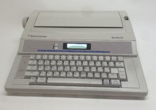 Smith Corona WordSmith KA13 Electric Electronic Portable Typewriter Used Types