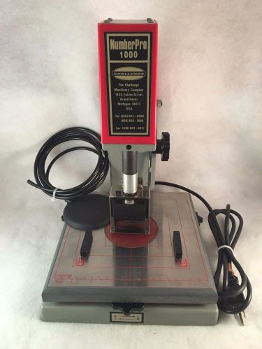 Challenge NumberPro 1000 Sequential Numbering Machine 115V AC 1.25A 60Hz