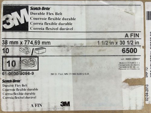 3M Scotch-Brite Durable Flex Belt, 1 1/2 in x 30 1/2 in A FIN box (10)
