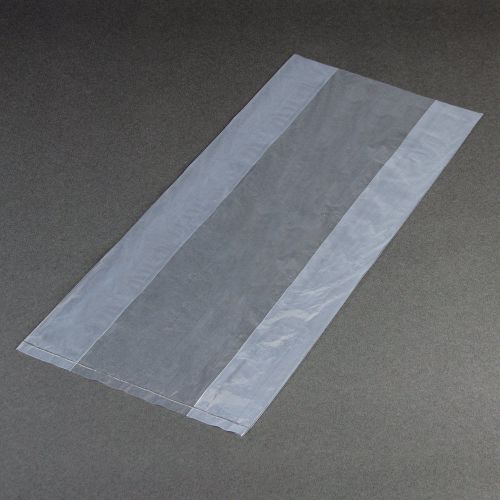 100 clear bags 8 x 4 x 18&#034; 2 mil gusseted poly bags for sale