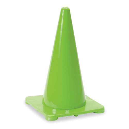 1YBW8 Traffic Cone, 18 In.Green Set of 4 ea.  NEW, FREE SHIPPING, $7A$