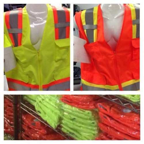 wholesale Lot of 12 safety vest  From Medium To 4X