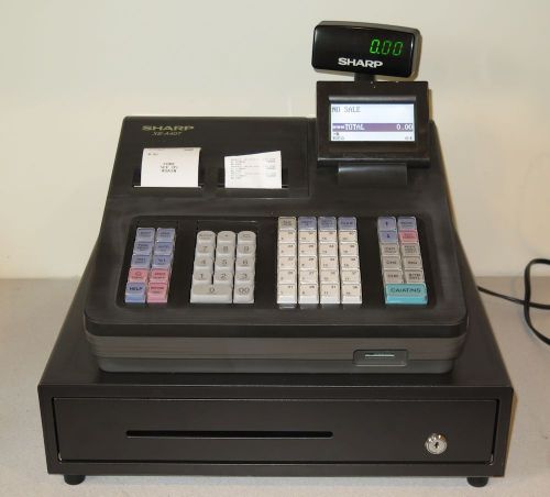 Sharp XE-A407 POS Electronic Cash Register - 99 Dept, 40 Clerk, 7000 Lookups