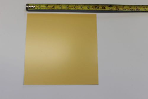 Styrene polystyrene plastic sheet .060&#034; thick 10&#034; x 11&#034;  glossy tan color for sale