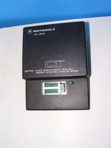 Motorola RTL5820A Code Plug ADAPTER FOR R-1801 Suitcase Programmer