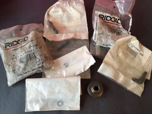 Ridgid lot of replacement parts: cutting wheel, heel jaw pins for sale