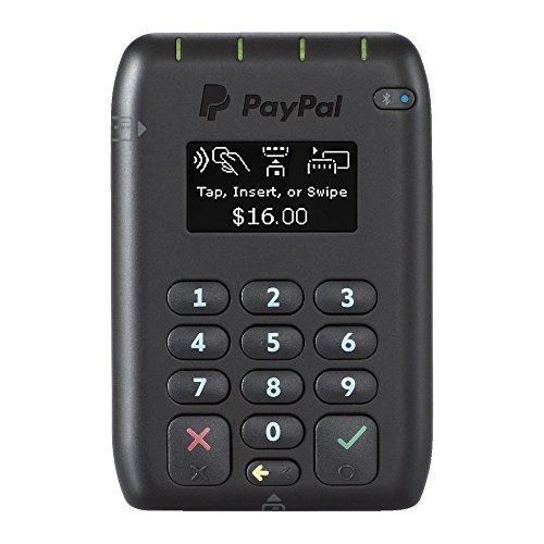 PayPal Chip Card Reader (EMV ) Accepts Payments with Magnetic Stripe, Chip Card,