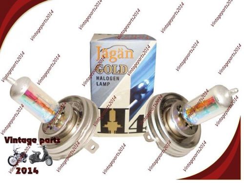 New Pair of H4 24 Volt 100/90 Watt P45T Gold Yellow Headlight Bulbs Halogen Lamp
