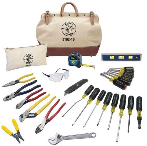 Electrician tool set journeyman kit 28 piece electrical master professional bag for sale