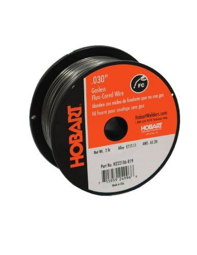Hobart H222106-R19 Carbon-Steel Flux-Cored Welding Wire E71T-11,Top Quality,2lbs