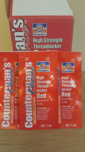 PERMATEX 09179 Counterman&#039;s Choice Threadlocker Red, 1 ML