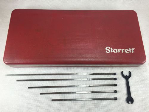 Starrett depth micrometer 449 non-rotating blades / rod and case only 0-6&#034; for sale