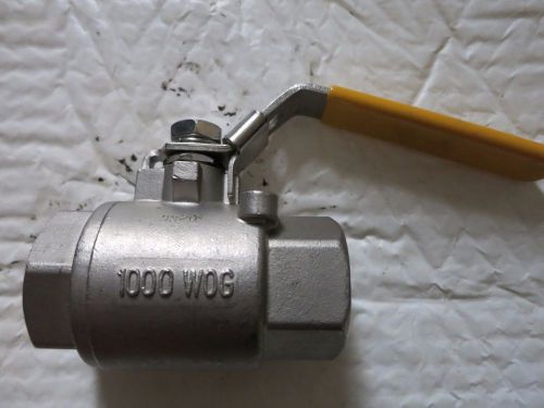 T.c.i. 1000 wog tc-02t valve full port, threaded ss316 for sale
