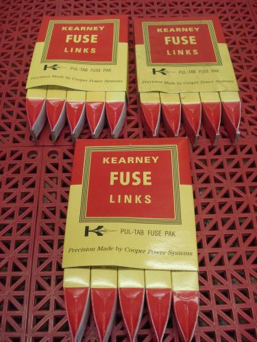 Lot of 5 Kearney FitAll Fuse Link KS 2A CAT. 21002 Cooper Power Systems  NEW