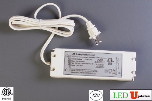 LEDUPDATES 12v 50w Triac Dimmable power supply 4.16A ETL Listed for LED Light