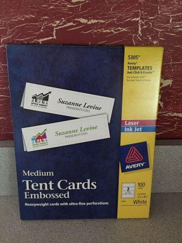 Avery 5305 - Medium Tent Cards  - Opened Package