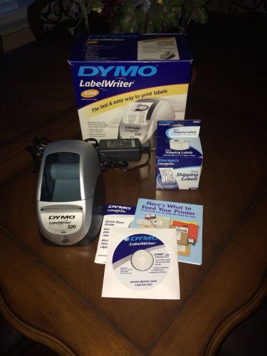Dymo 320 LabelWriter Thermal Label Printer Complete W/ AC Adapter and USB Cable