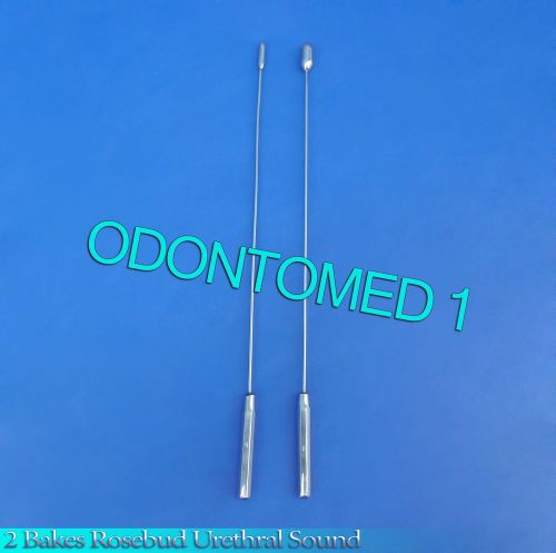 2 Pcs Bakes Rosebud Urethral Sounds 5mm+9mm