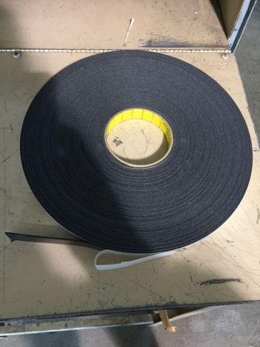 Case of Double sided foam tape black 3M .750&#034; x 36 yards