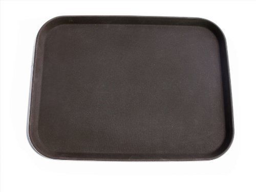 New star 25187 nsf plastic rectangular rubber lined non-slip tray, 15 by 20-i... for sale