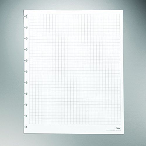 Staples? Arc Notebook Filler Paper, Letter-sized, Graph-Ruled, White, 50 Sheets