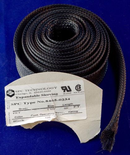 Pro Power (Formerly From Spc) 8465-0234 Sleeving,Expandable,1.5 inch Black 16 Ft