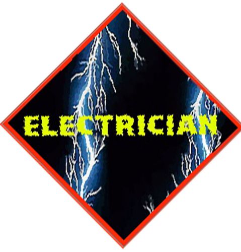 HARD HAT STICKERS, ELECTRICIAN CE-6
