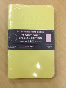 Field Notes Point Oh! sealed pack