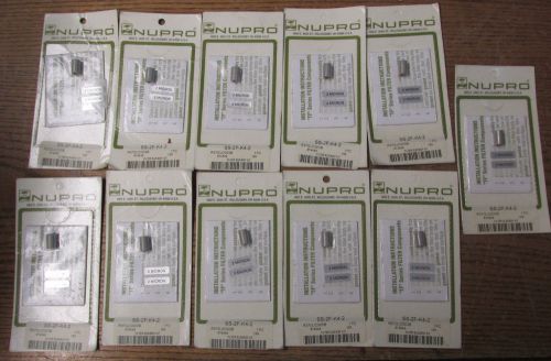 NEW NOS LOT OF 11 Nupro SS-2F-K4-2 Filter Element Kit 2 Micron
