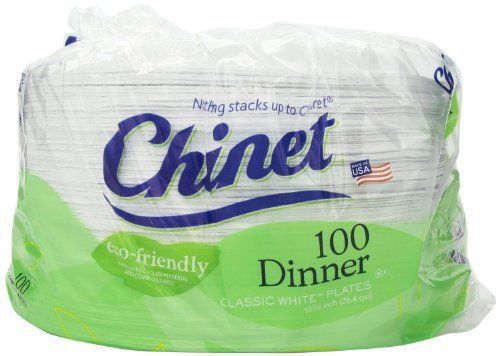 Chinet 10 3/8 Dinner Plate 200-count Box r6p6l9