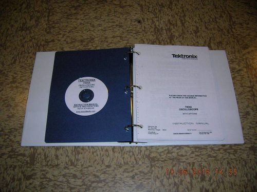 Tektronix 7904 Instruction manual &amp; CD