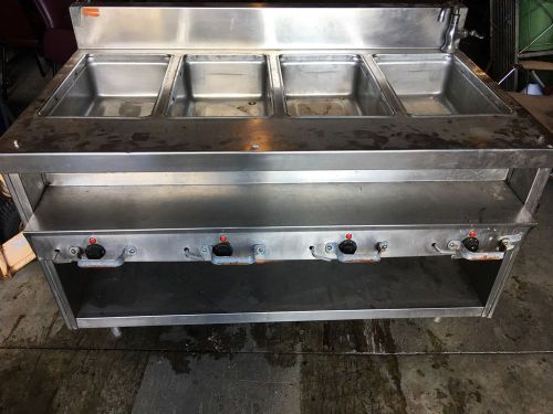 4 compartment electrice steam table, 220v for sale