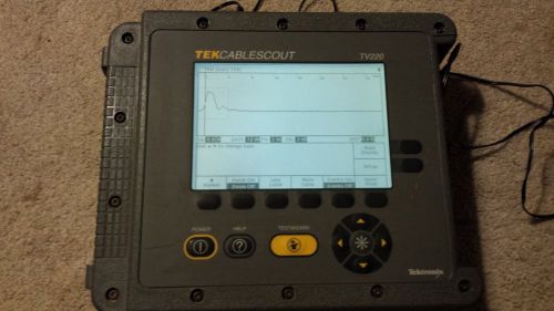 Tektronix Cablescout TV220 Cable TDR Time Domain Reflectometer
