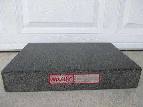 MOJAVE GRANITE SURFACE PLATE 18&#034; X 15&#034; X 3&#034; THICK