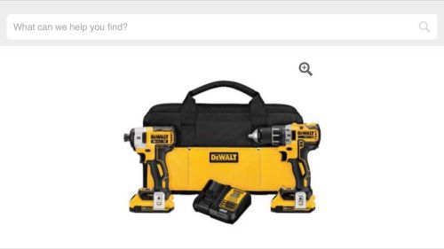 DEWALT   20-Volt MAX Lithium-Ion Cordless Combo Kit (2-Tool) Today Only $199.99