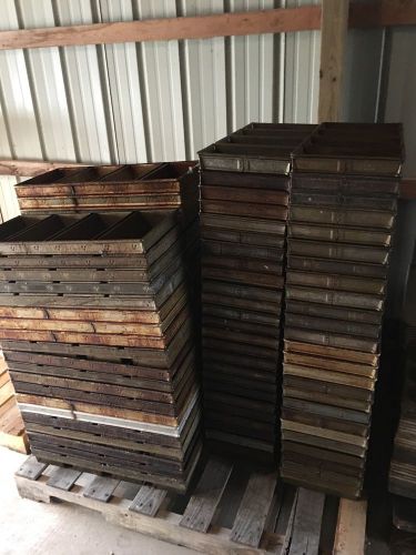 Huge Lot Of 4 &amp; 5 Strap Bread Loaf Pan Heavy-Duty Pans Used
